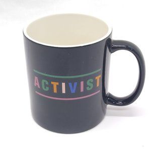 ACTIVIST Room Essentials Stoneware Coffee Tea Soup Mug Dishwasher Safe NWOT